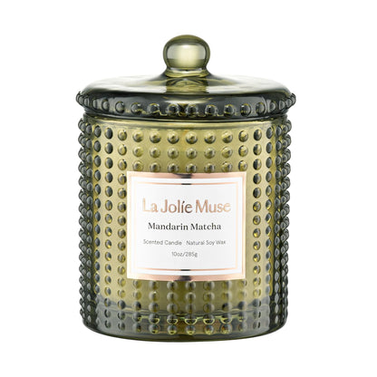 LA JOLIE MUSE Candle, Lavender Aromatherapy Candle,75 Hours Long Burning, 10 oz