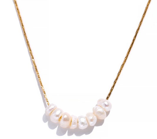 Natural Pearl Beads Chic Exquisite Necklace