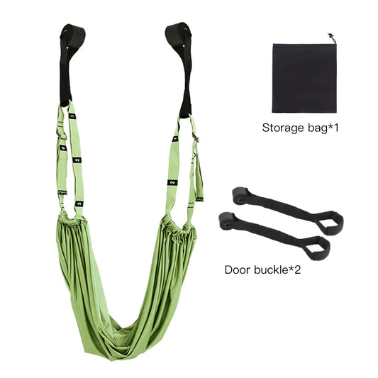 Aerial Yoga Strap Pull Rope Woman Hammock