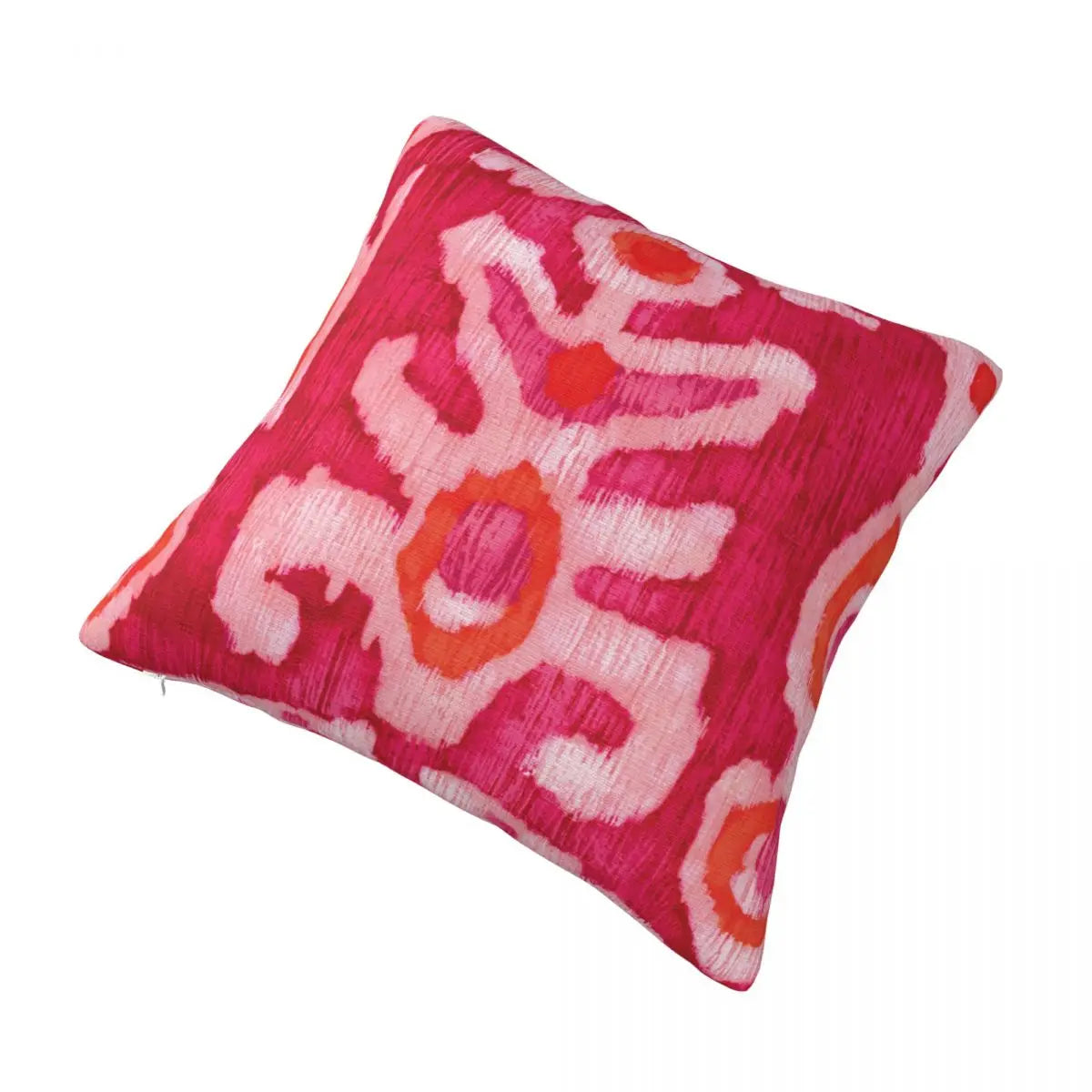 Pink & Orange Tribal Ikat Pillowcase Cushion Cover