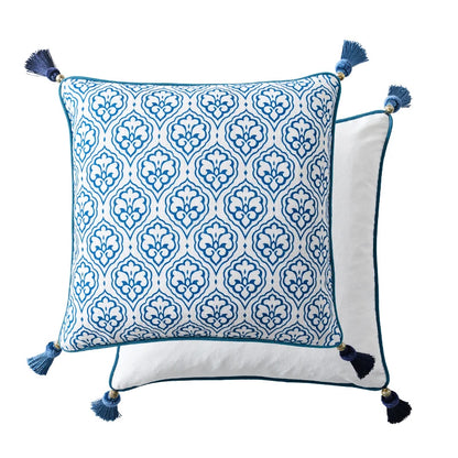 Cushion Cover Blue And White